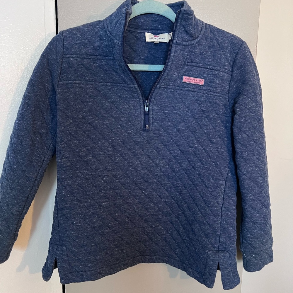 Vineyard Vines Navy Quilted Jacket